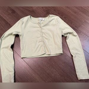 Aritzia Button Cardigan